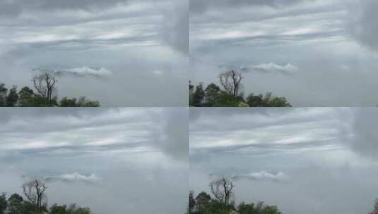 天斗山的云海高清在线视频素材下载