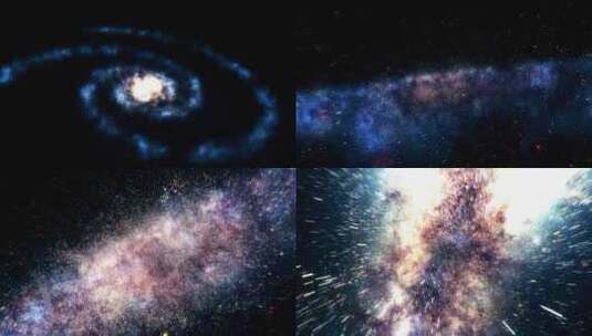 穿梭银河系外太空探索宇宙秘密_4K高清在线视频素材下载