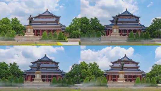 广州中山纪念堂高清在线视频素材下载