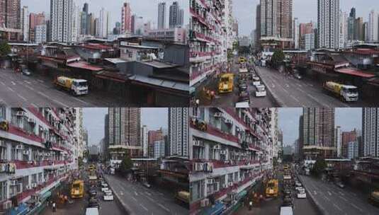 香港街景风光高清在线视频素材下载