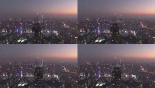 广州珠江新城夜景-03高清在线视频素材下载