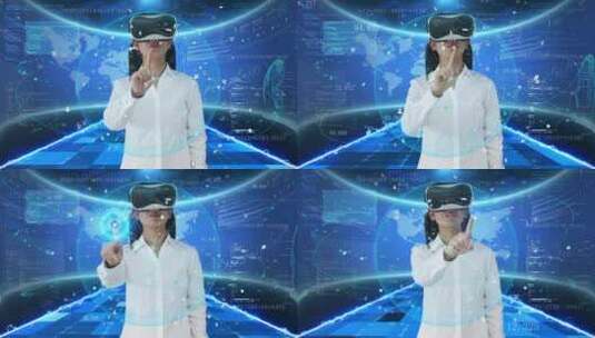 元宇宙VR科技虚拟世界互动体验宣传视频高清在线视频素材下载
