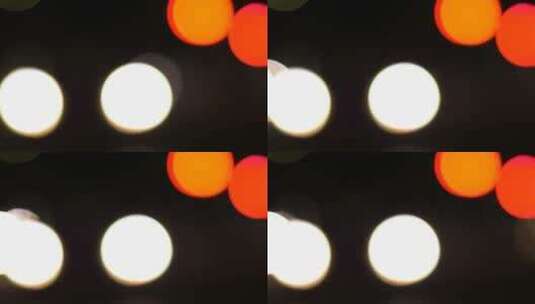橙色和白色波克效果灯高清在线视频素材下载