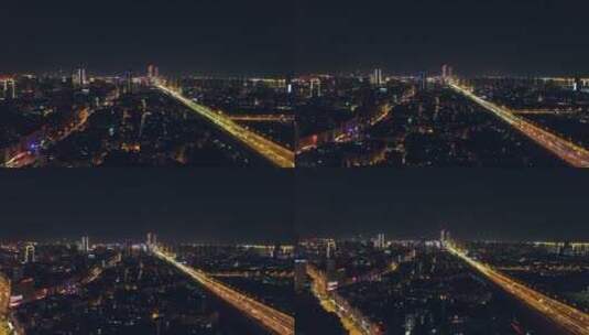 昆明市城市夜景高清在线视频素材下载