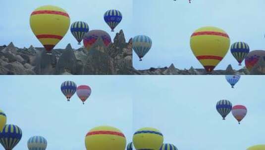 等待升空的热气球高清在线视频素材下载