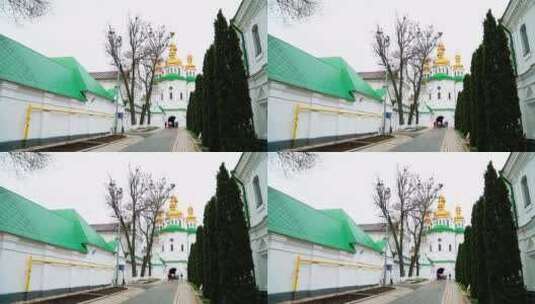 乌克兰的洞窟修道院高清在线视频素材下载