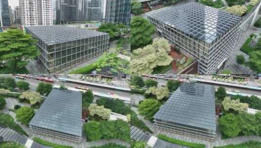 广州太古汇空中花园高清在线视频素材下载