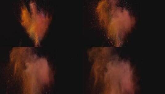 4k多彩粉尘粒子爆炸特效覆盖叠加视频素材28高清在线视频素材下载