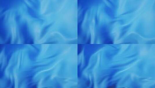流动的蓝色布料3D渲染高清在线视频素材下载
