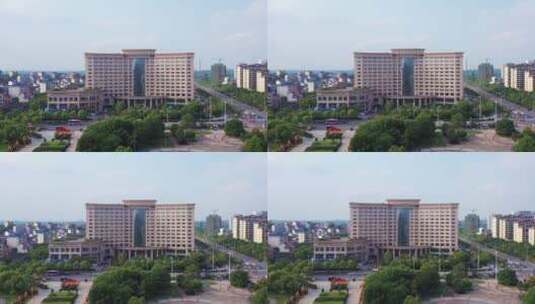 实拍江西省吉安县城区吉安国际酒店高清在线视频素材下载