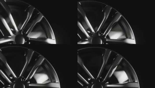 一条汽车轮毂高清在线视频素材下载
