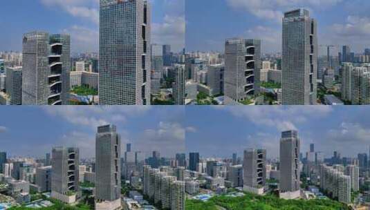 深圳湾百度总部大厦高清在线视频素材下载