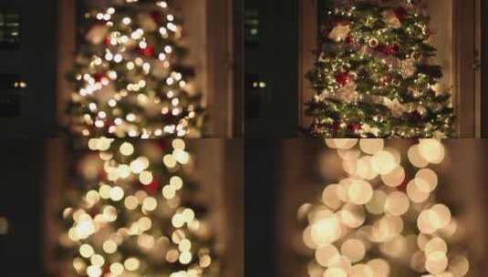 唯美圣诞树 圣诞 圣诞礼品高清在线视频素材下载