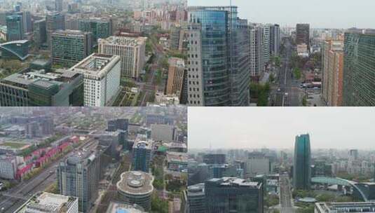 北京中关村航拍微软软件园科技电子高清在线视频素材下载