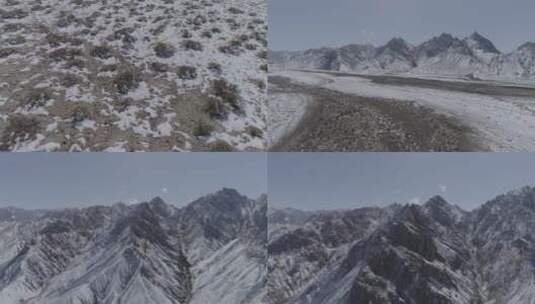 高原雪山无人区高清在线视频素材下载