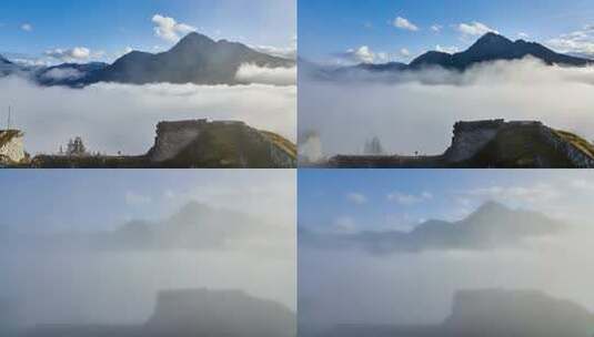 山脉的云延时高清在线视频素材下载