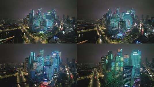 深圳前海夜景高清在线视频素材下载