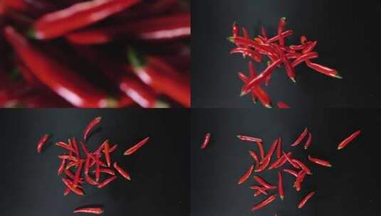 蔬菜辣椒高质量实拍高清在线视频素材下载