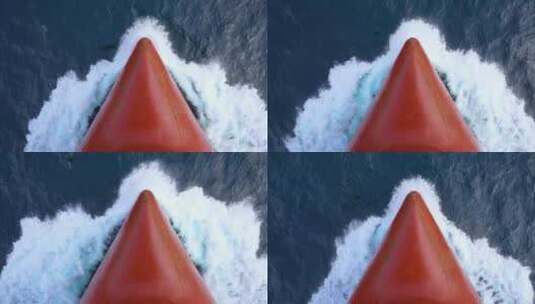 破浪前行 船头球鼻艏 球鼻艏高清在线视频素材下载