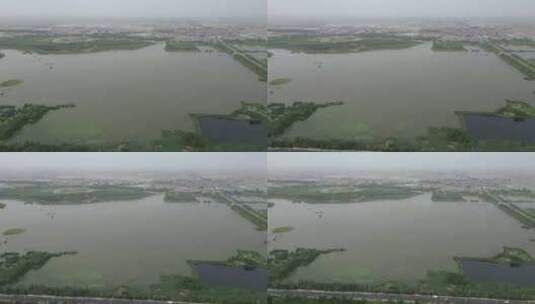 河北邯郸广府古城5A景区航拍高清在线视频素材下载