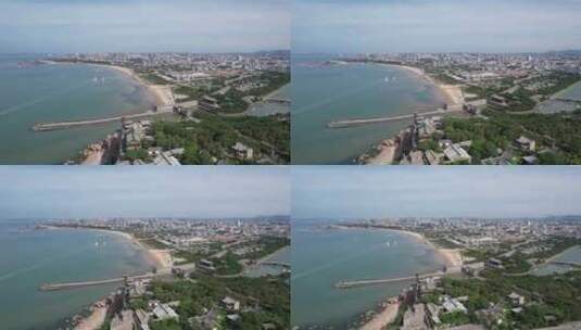 山东蓬莱海边风光大海海洋沙滩高清在线视频素材下载