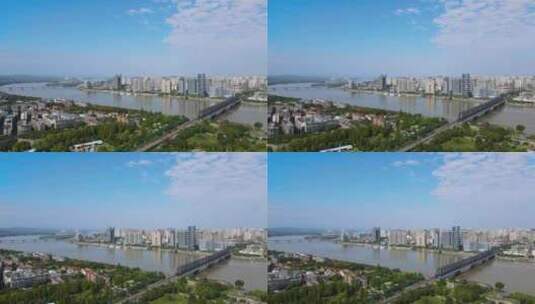 襄阳城市汉江航拍宣传片素材高清在线视频素材下载
