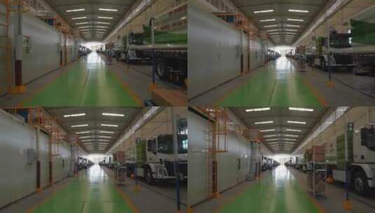 工厂车间 特种车辆 工业园区 中国制造高清在线视频素材下载