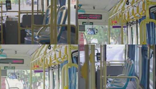 公交车-交通-阳光-座椅高清在线视频素材下载
