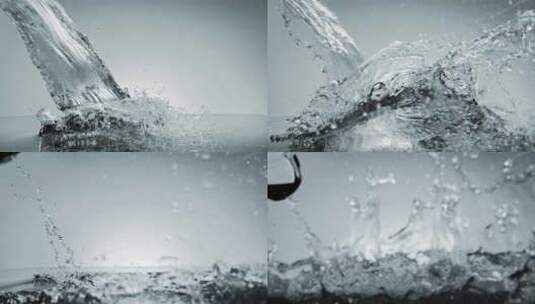 唯美山泉水倒水视频素材高清在线视频素材下载