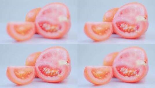 西红柿番茄果蔬水果高清在线视频素材下载