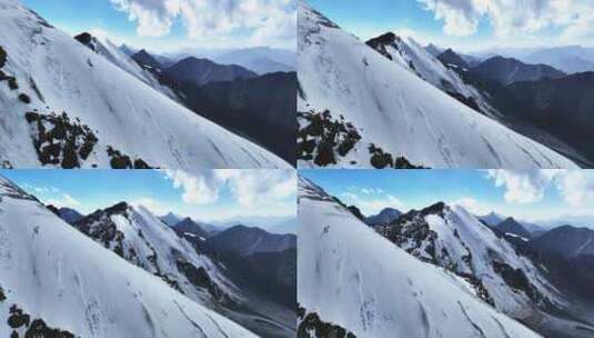 新疆天山雪山高清在线视频素材下载