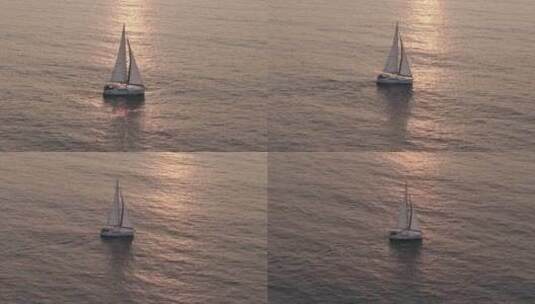 西沙日落群岛DJI航拍-3log高清在线视频素材下载