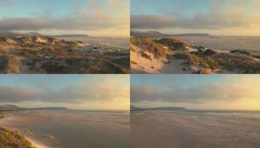 荒凉海边自然风光高清在线视频素材下载