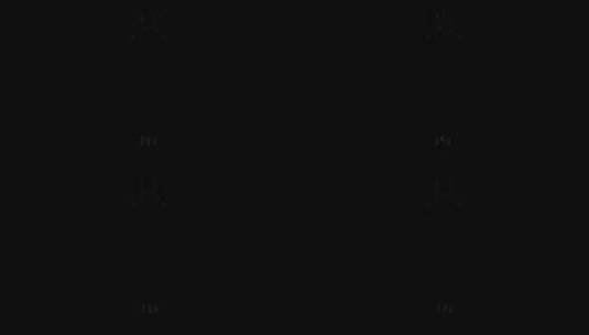 剪影医生行走，阿尔法通道高清在线视频素材下载