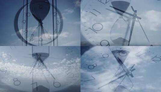 时间指针时间延时沙漏高清在线视频素材下载