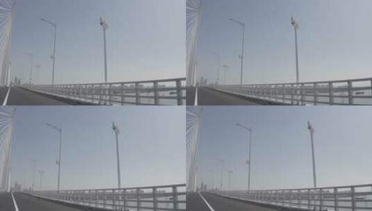 南京长江大桥五桥航拍素材高清在线视频素材下载