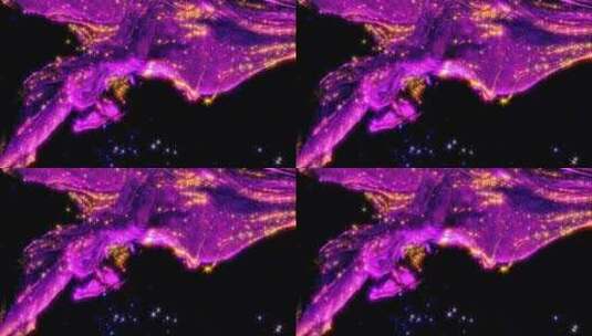 宇宙银河震撼宏大云团星空科幻科技特效电影高清在线视频素材下载