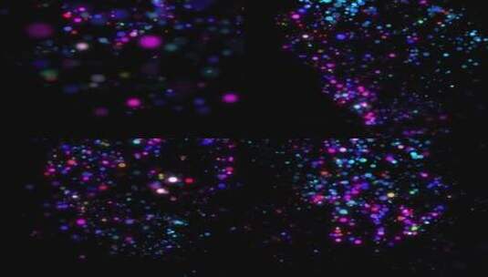梦幻粒子光斑光束流动高清在线视频素材下载