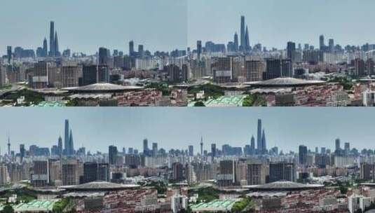 上海城市航拍高清在线视频素材下载