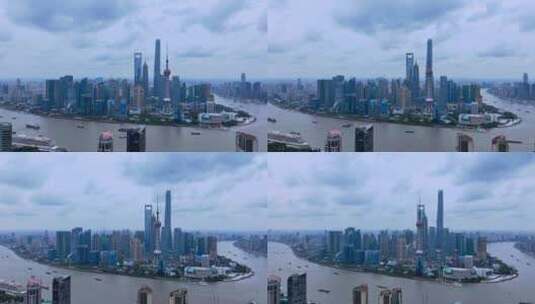 上海延时航拍高清在线视频素材下载