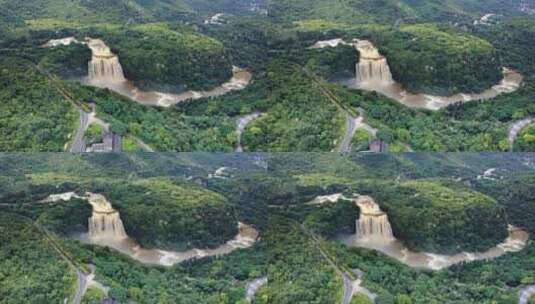 4k航拍贵州5A级国家景区黄果树大瀑布 2高清在线视频素材下载
