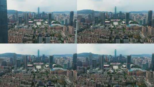 广州中信建筑圈-2高清在线视频素材下载