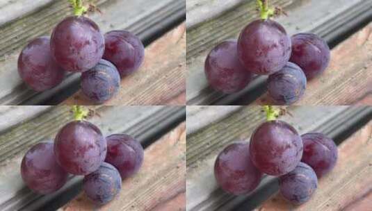 紫色葡萄水果高清在线视频素材下载