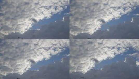 上海台风来临变幻的云彩高清在线视频素材下载