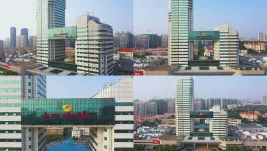 4K航拍湖南广电中心大楼高清在线视频素材下载