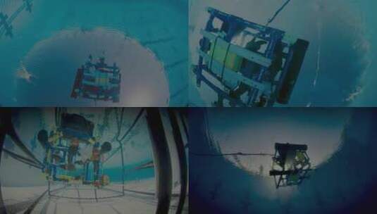 水下探测实验高清在线视频素材下载