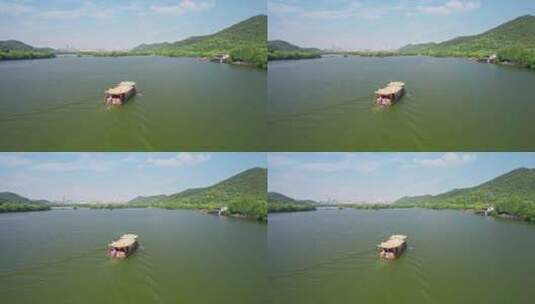 杭州湘湖景区高清在线视频素材下载