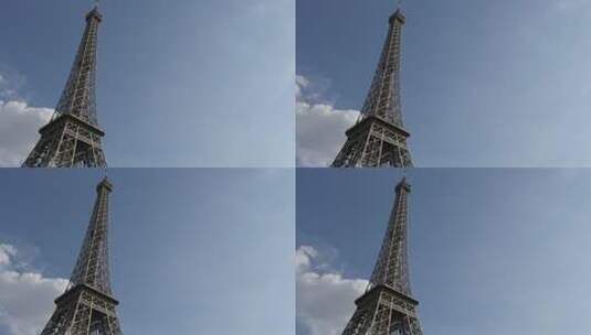 超高清镜头法国巴黎铁塔高清在线视频素材下载