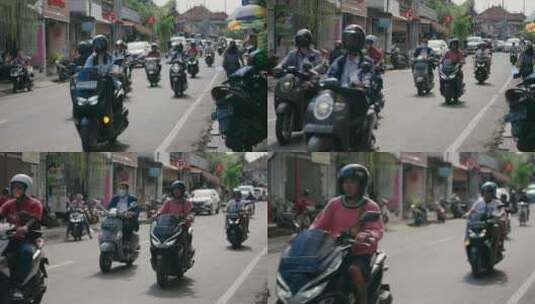 巴厘岛摩托车高清在线视频素材下载
