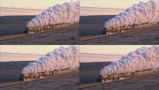 蒸汽火车、老火车高清在线视频素材下载